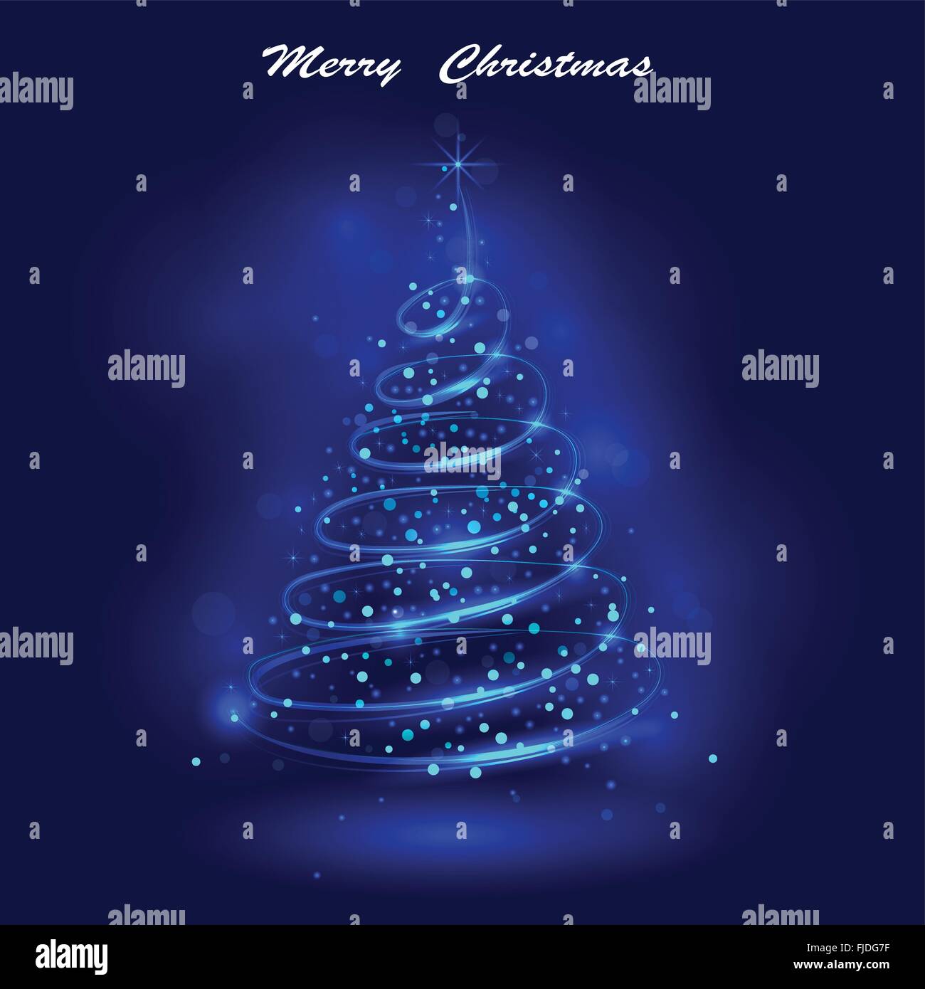 Arbre de Noël lumineux, la magie, l'arbre de Noël arbre de Noël de shinny.Bonne année et joyeux noël résumé fond. Illustration de Vecteur