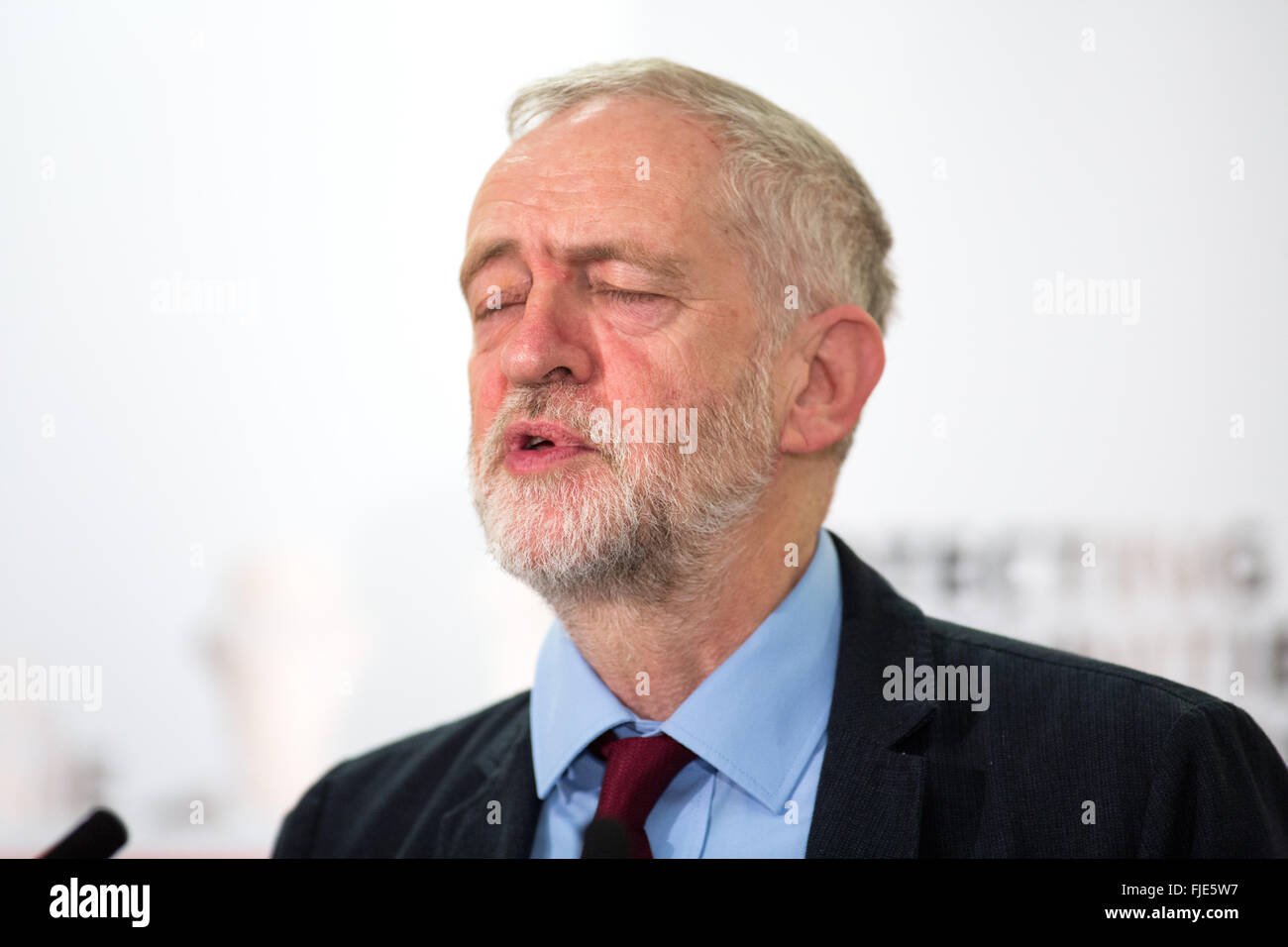 Jeremy Corbyn lancer la campagne du gouvernement pour la police et le crime élections Commissaire à Birmingham. Banque D'Images