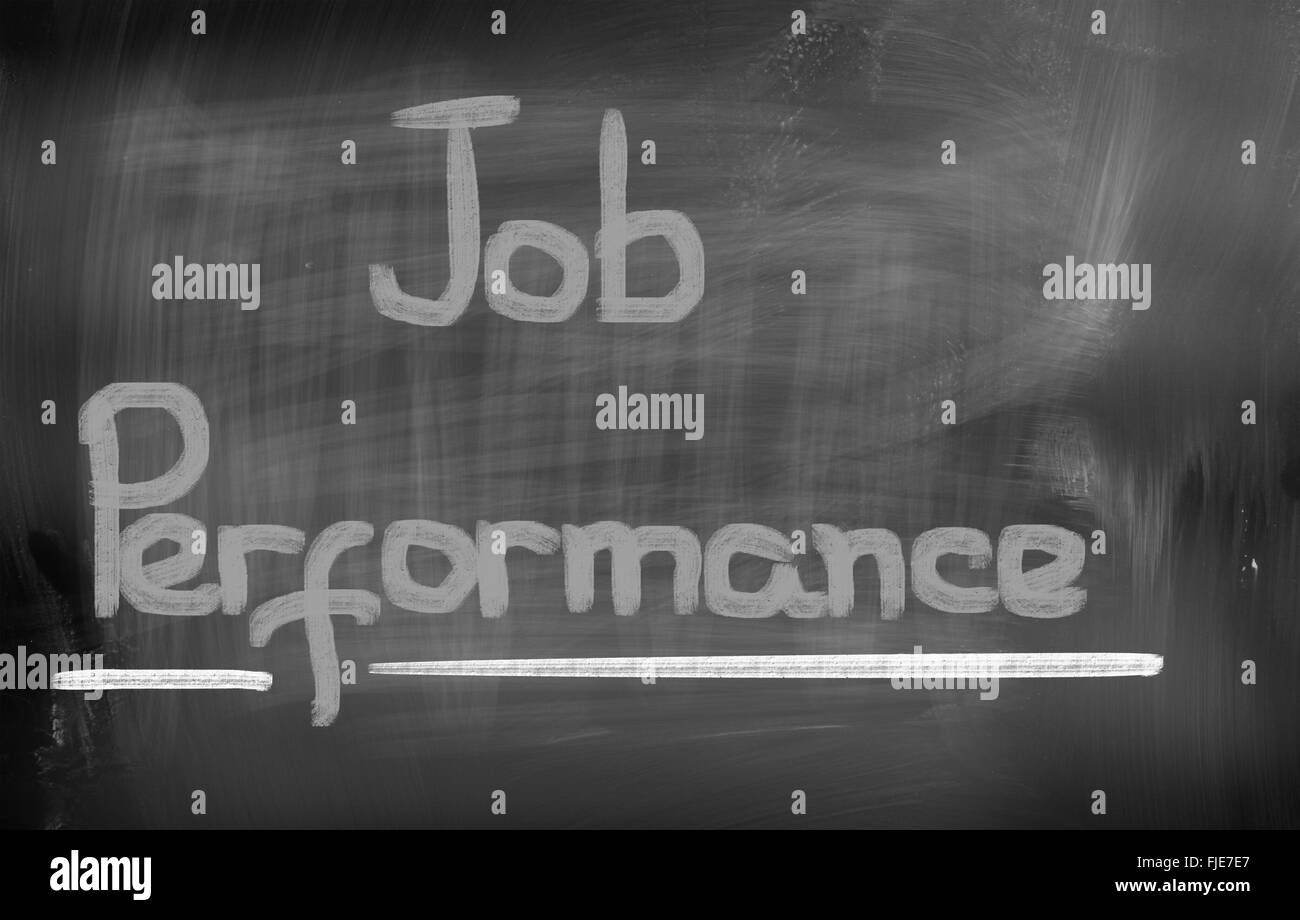 Job Performance Concept Banque D'Images