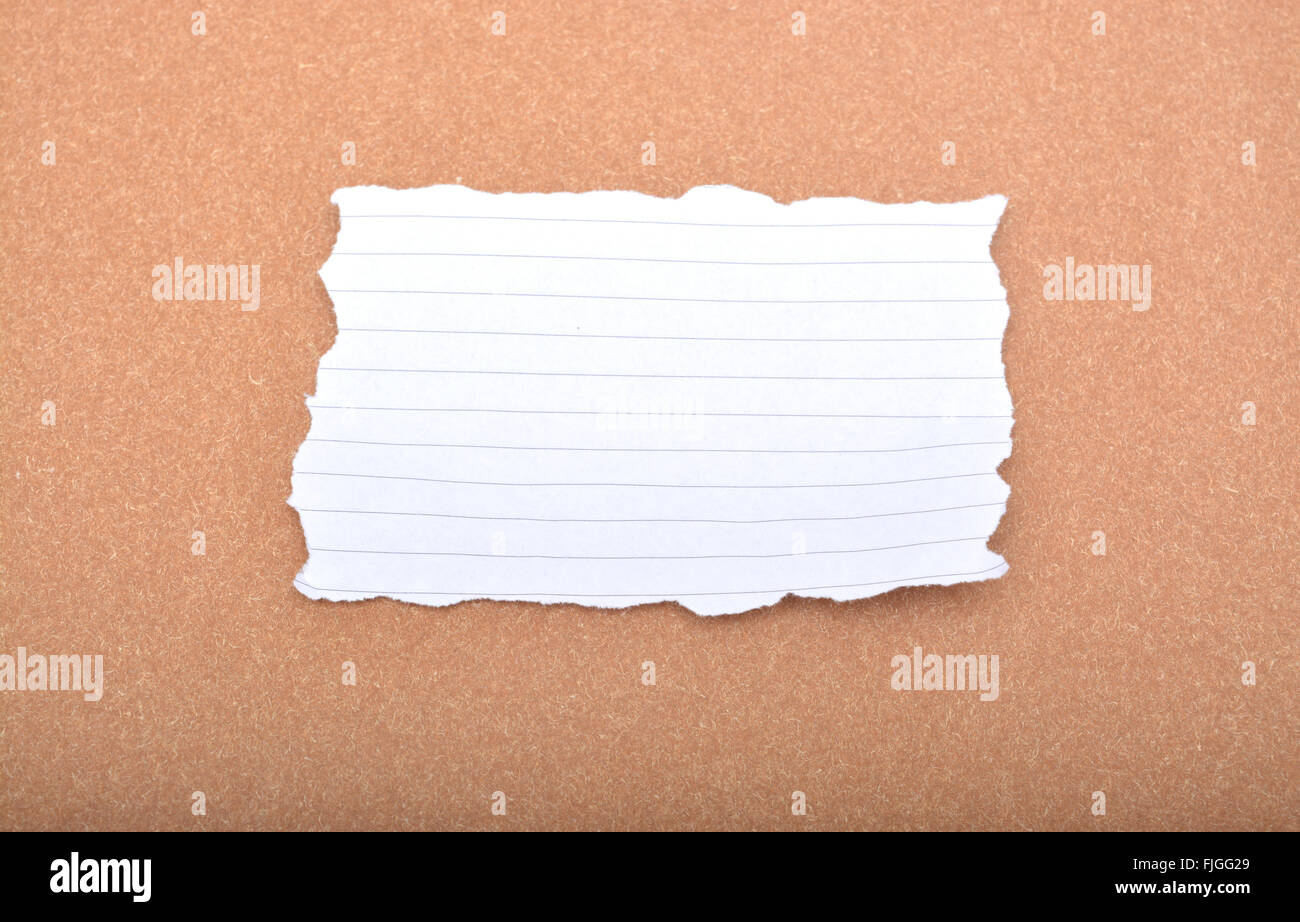 Papier blanc vierge Avec copie espace libre. Banque D'Images