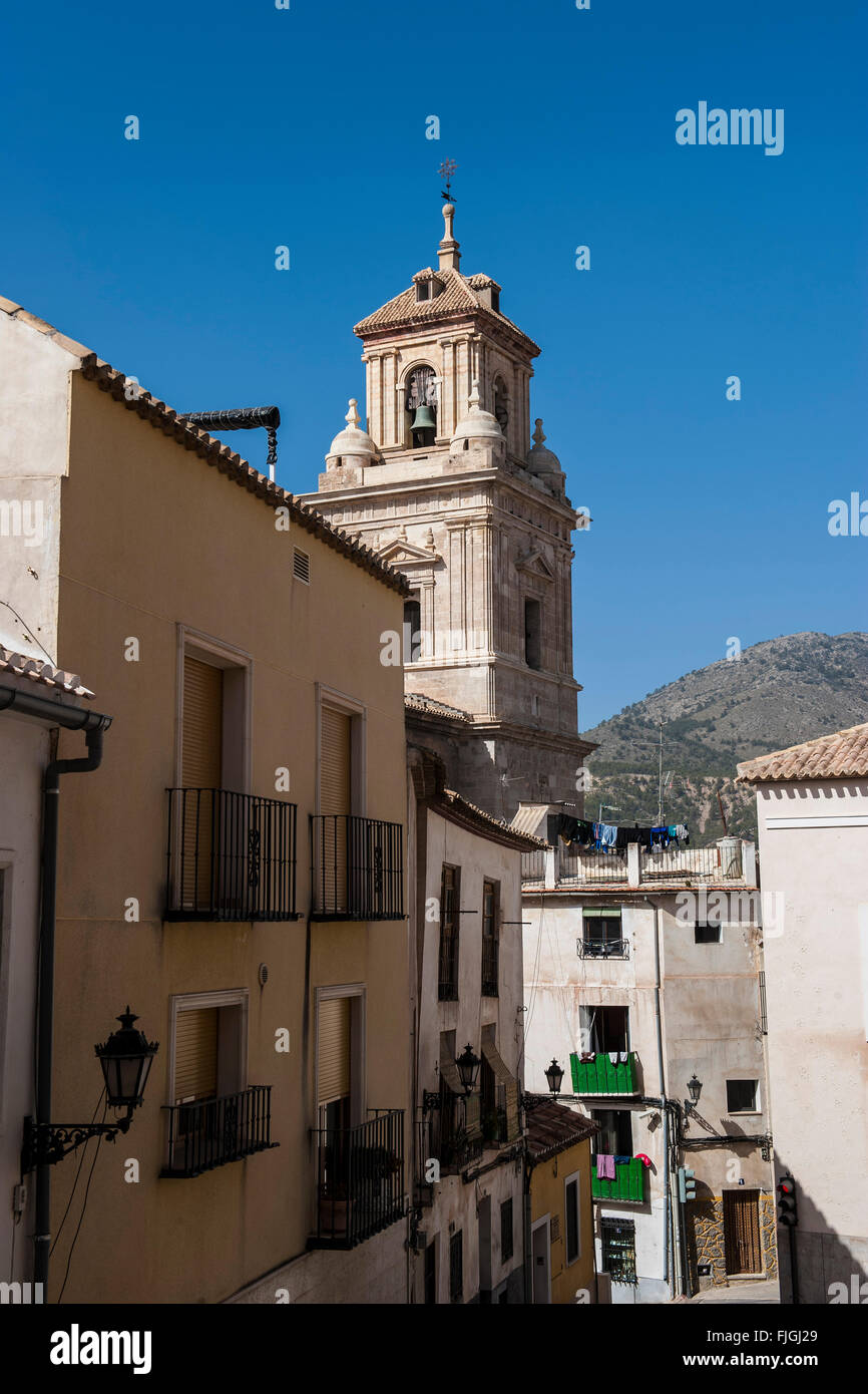 L'Espagne, région de Murcie, Caravaca de la Cruz, paysage Banque D'Images