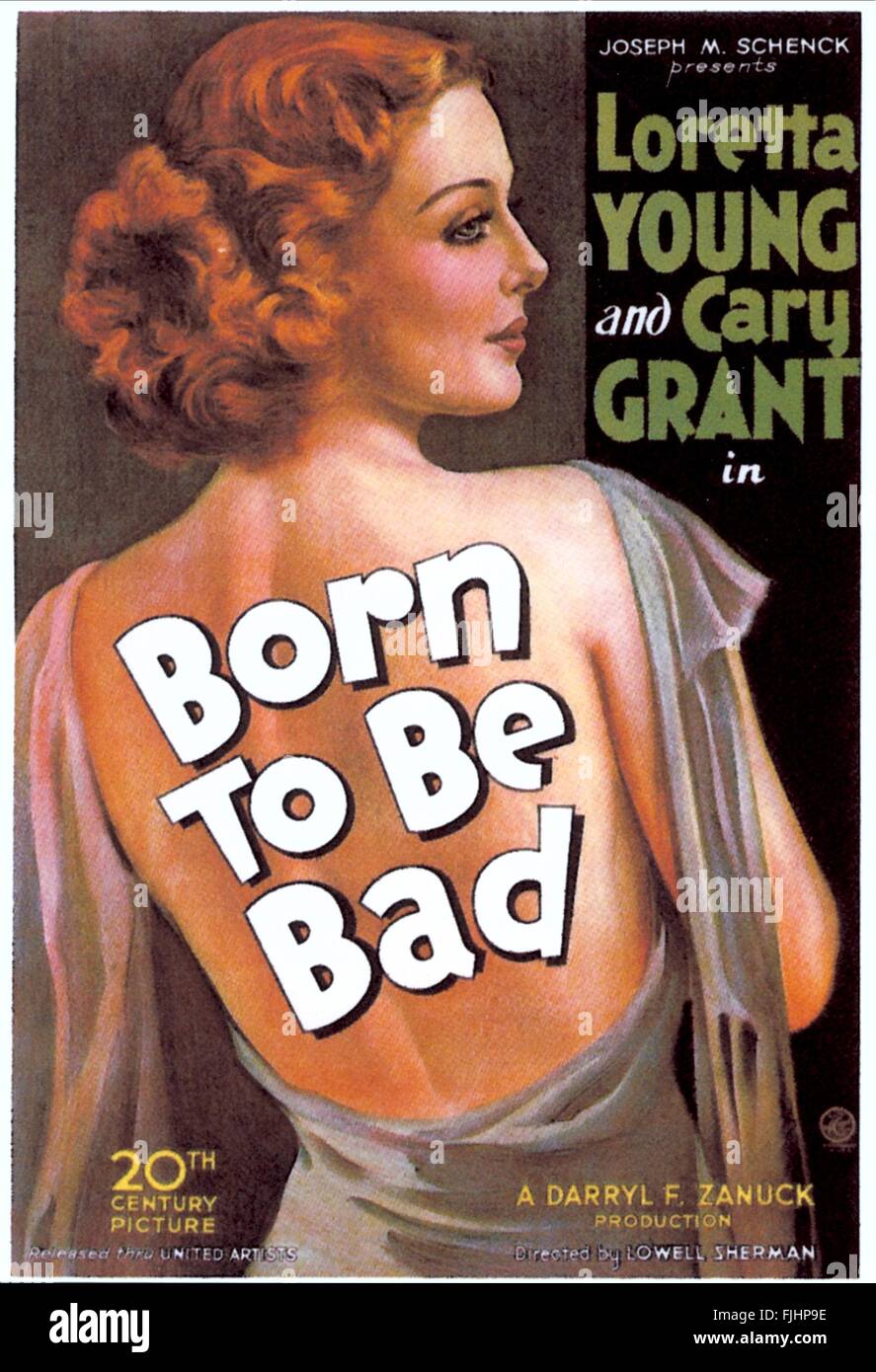 LORETTA YOUNG NÉ POUR ÊTRE MAUVAIS (1934) Banque D'Images