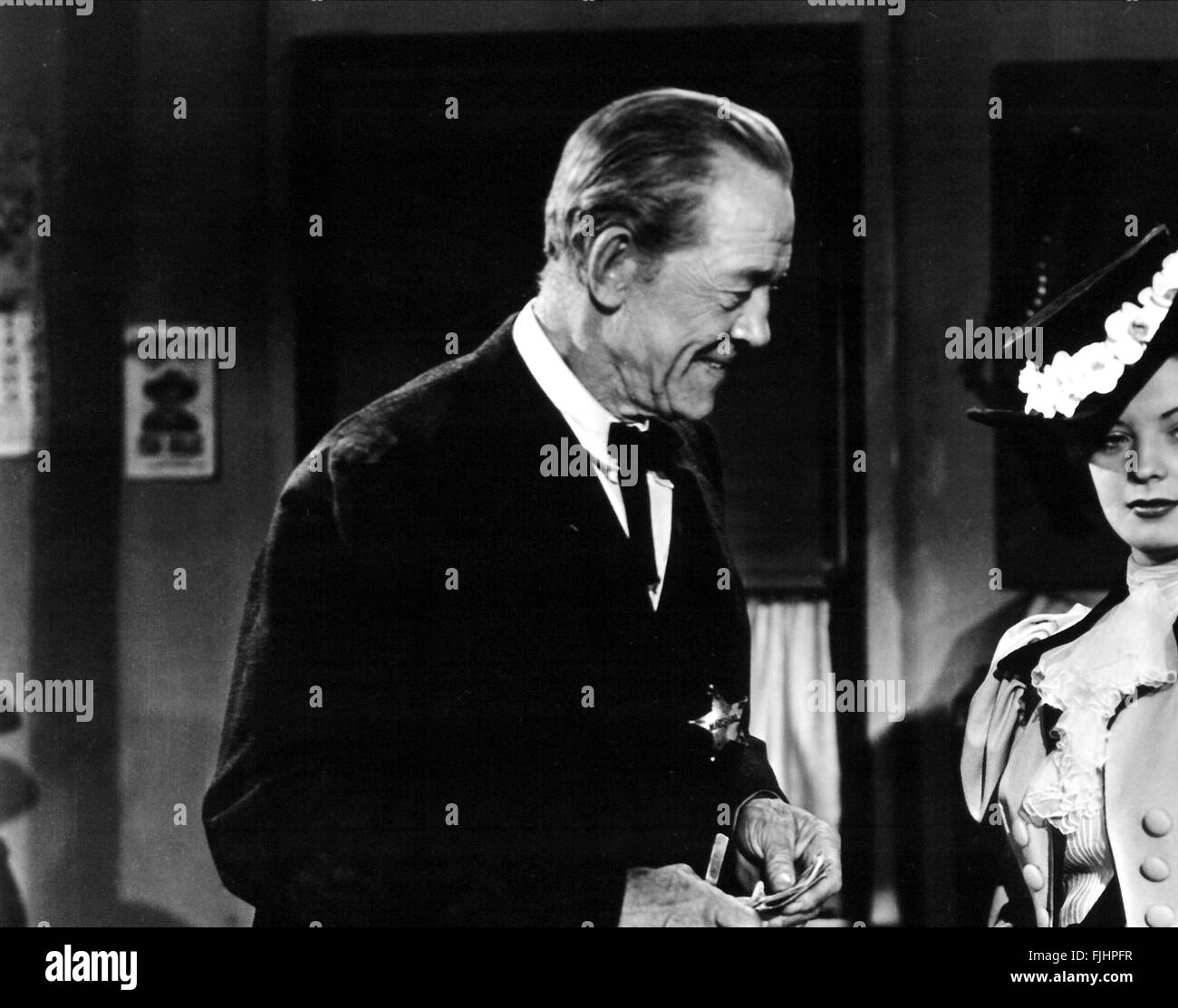 TOM LONDON, Gail Davis, MARQUE DE LA PEUR, 1949 Banque D'Images