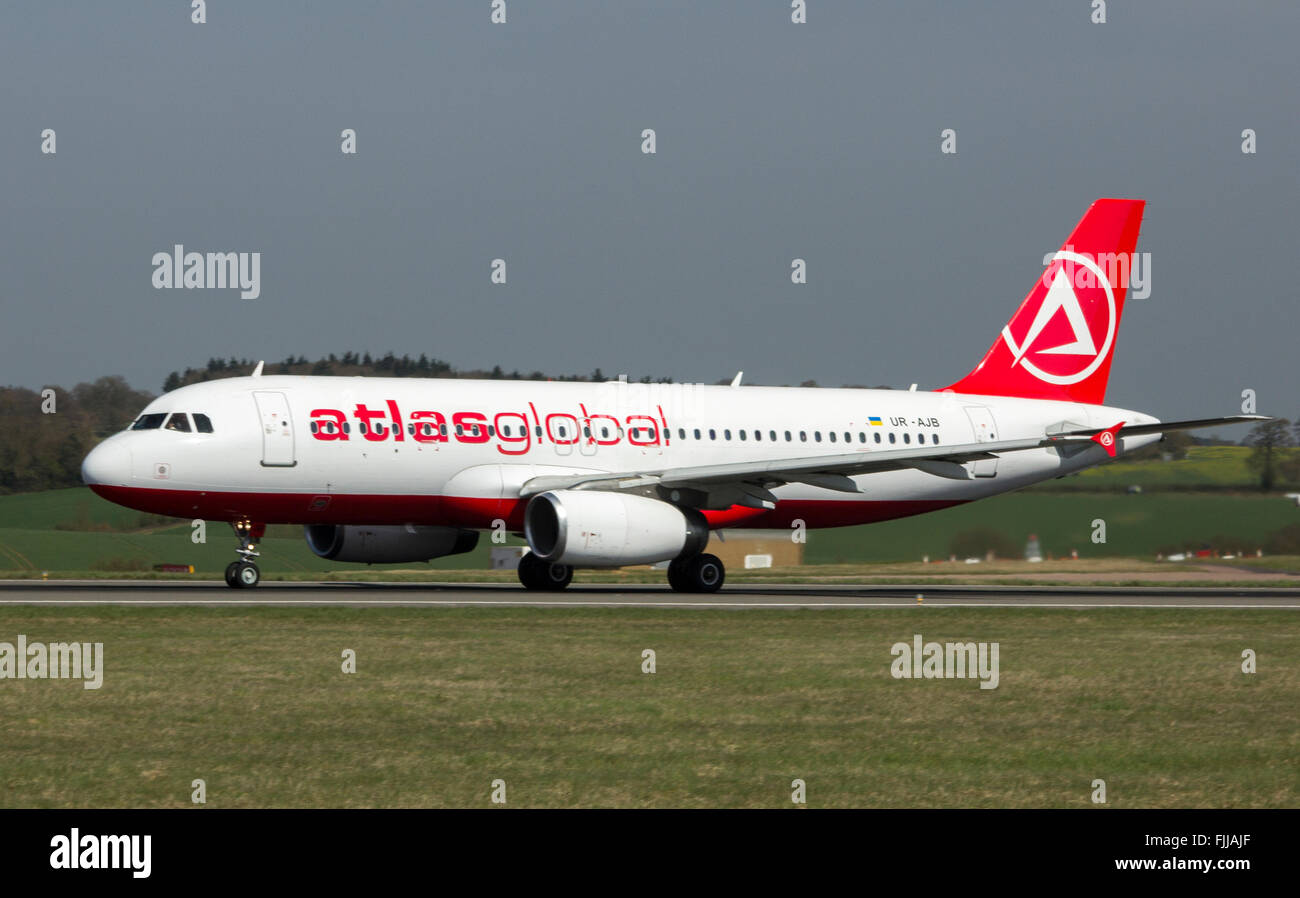 Atlasglobal Airlines Airbus A320 Banque D'Images