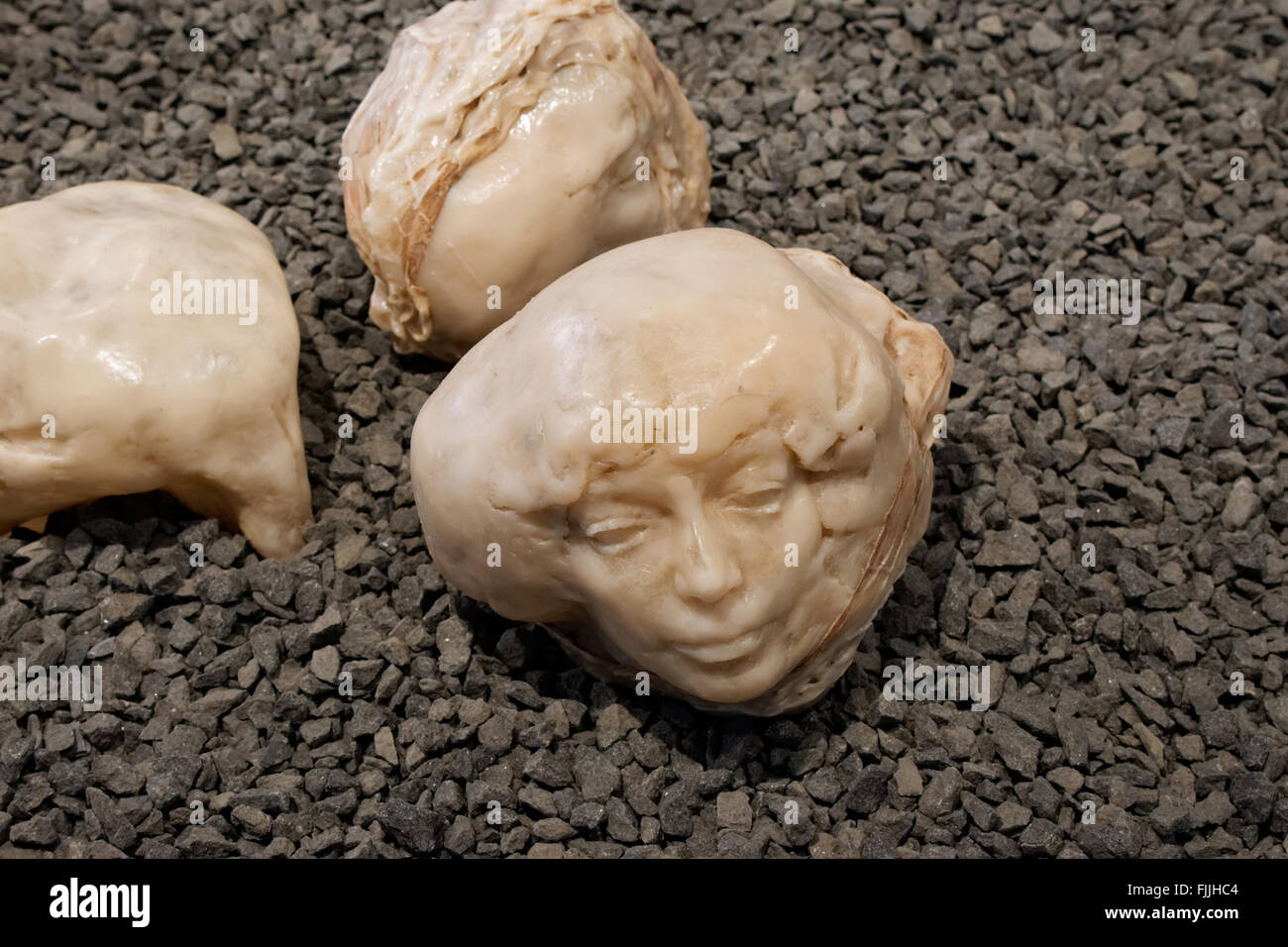 Alina Szapocznikow's sculptures font partie de l'exposition d'ouverture du Metropolitan Museum of Art, le musée du nouveau rencontré Breuer. Banque D'Images