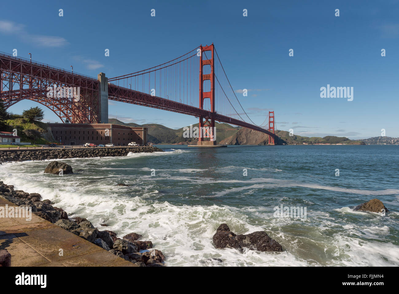 Le Golden Gate Bridge, San Francisco, California, USA Banque D'Images