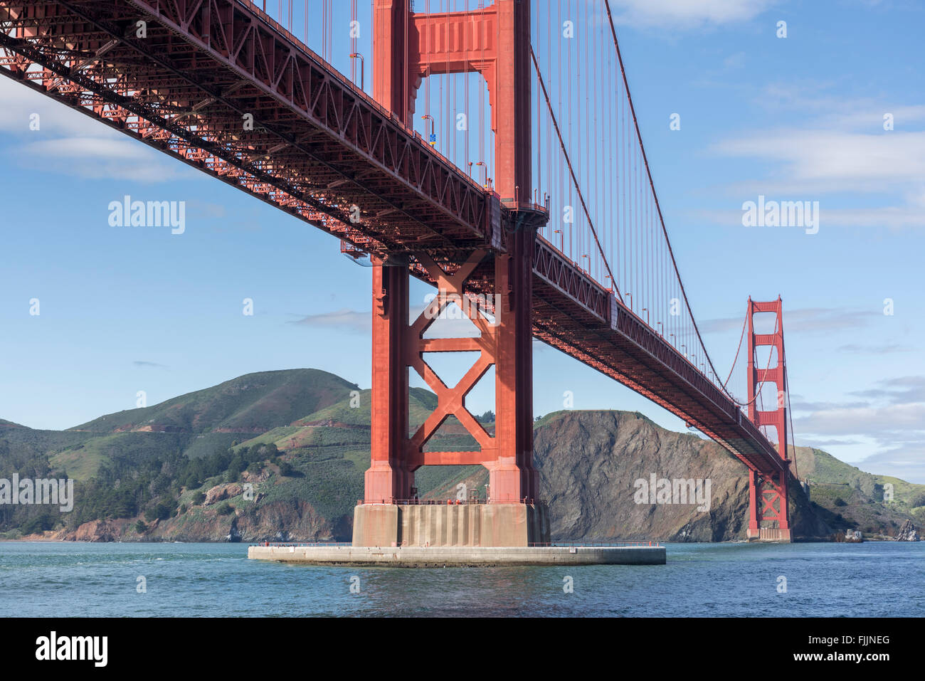 Le Golden Gate Bridge, San Francisco, California, USA Banque D'Images