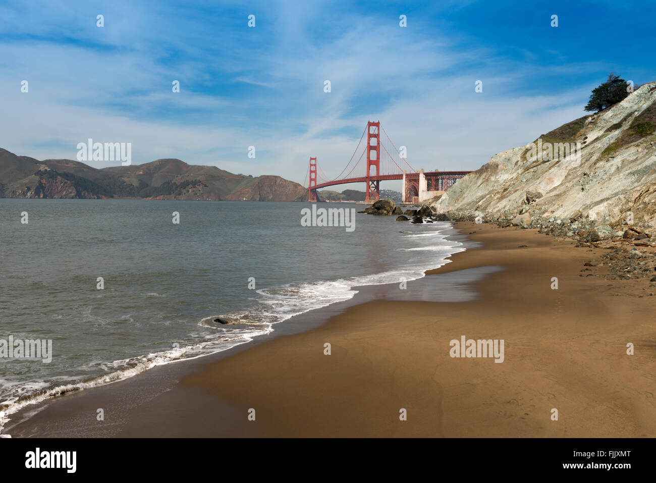 Le Golden Gate Bridge, San Francisco, California, USA Banque D'Images
