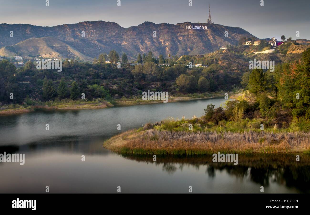 Lac Hollywood Banque D'Images