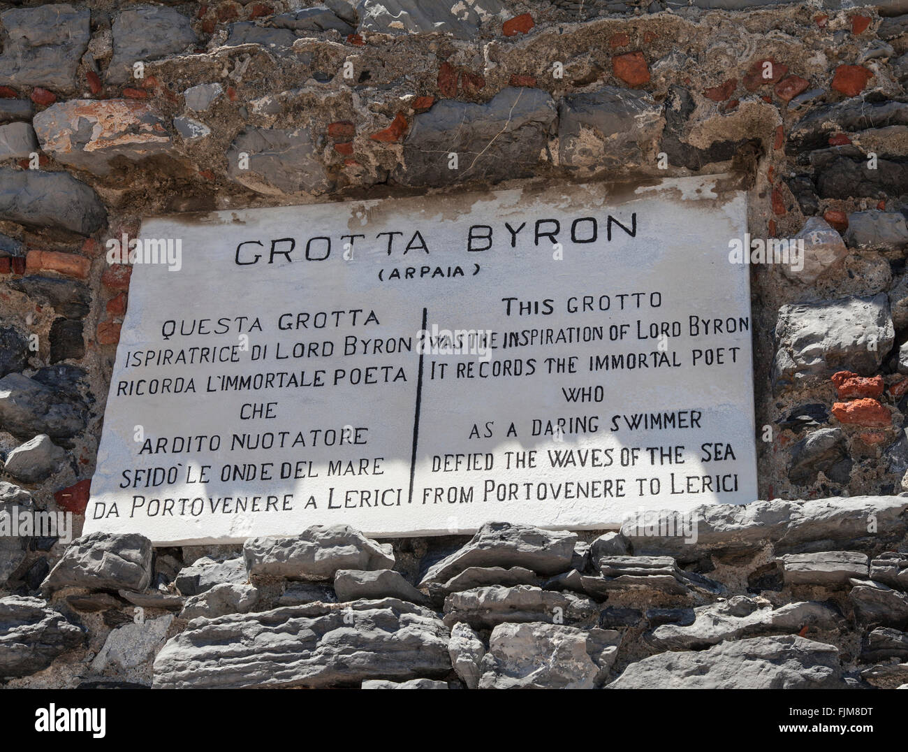 Grotto Byron, Portovenere Banque D'Images