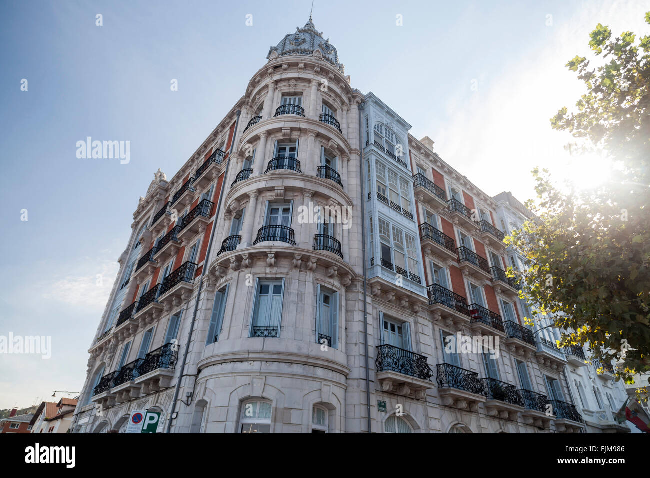 Castro Urdiales Cantabrie,Espagne, Banque D'Images