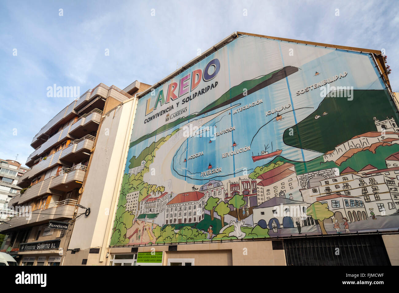 Laredo, Cantabrie, Espagne Banque D'Images