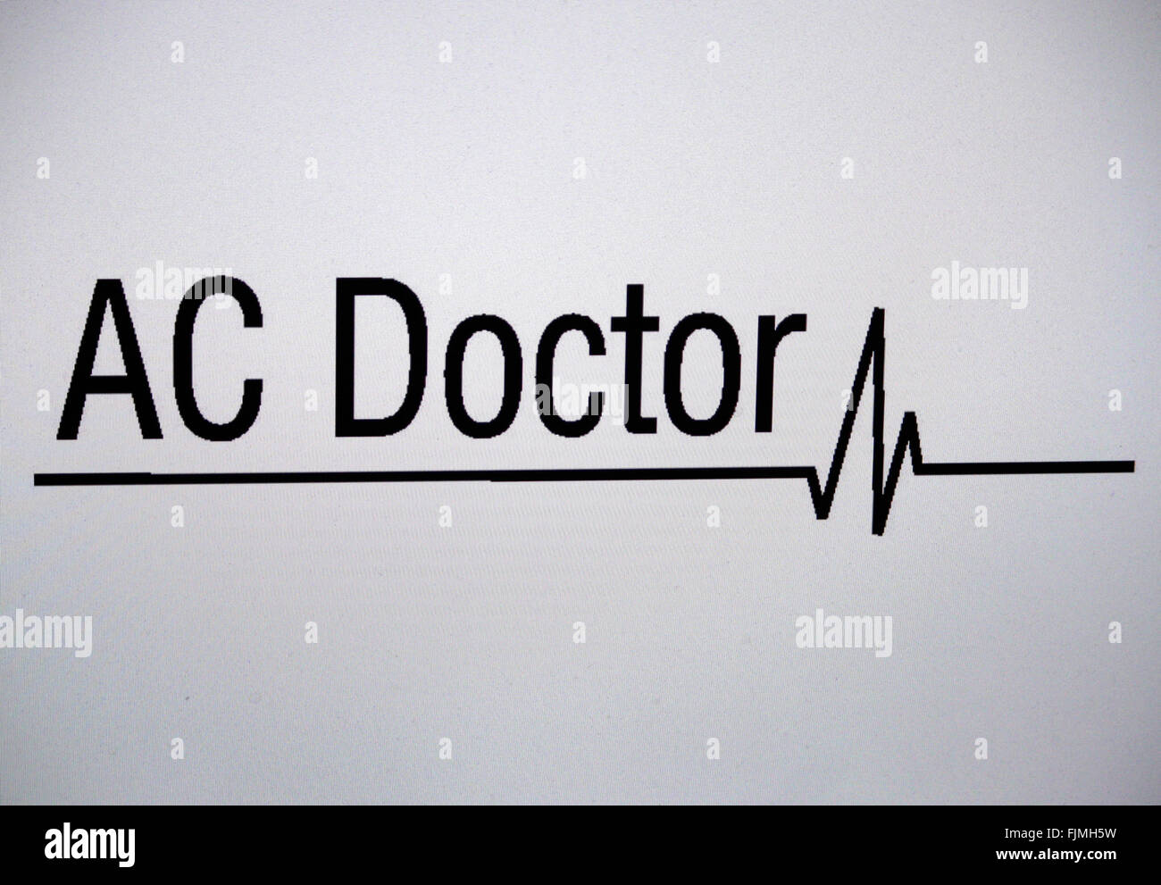 Markenname : 'AC médecin", Berlin. Banque D'Images