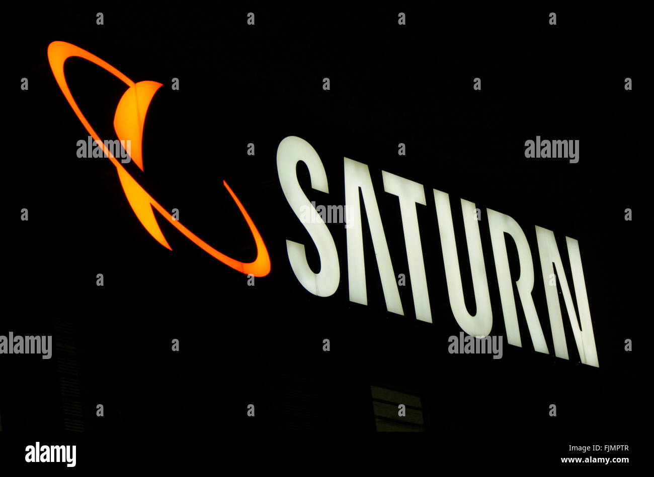 Markenname : 'Saturn', Berlin. Banque D'Images