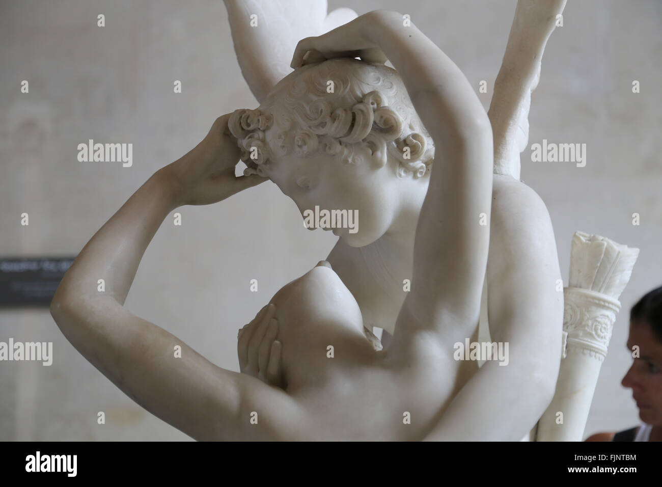Psyché ranimée par le baiser de Cupidon. Sculpture d'Antonio Canova  sculpteur néo-classique italien (1757-1822). En 1787. Muse du Louvre Photo  Stock - Alamy