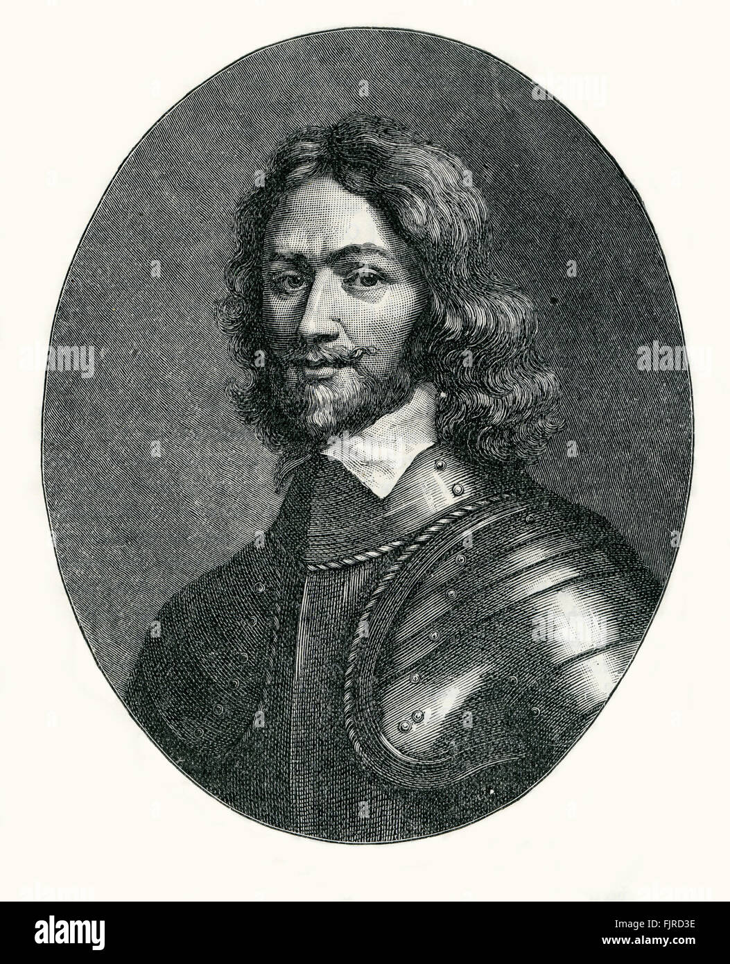 Henry Ireton (1611 - 1651), général dans l'armée parlementaire pendant la guerre civile anglaise (1642-1651). Fils en droit d'Oliver Cromwell. Banque D'Images