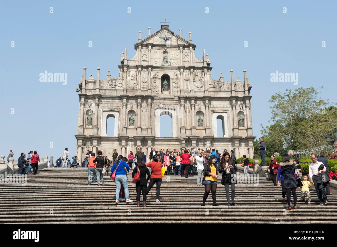Géographie / voyages, Chine, Macao, St Pauls Cathedral, Additional-Rights Clearance-Info-Not-Available- Banque D'Images