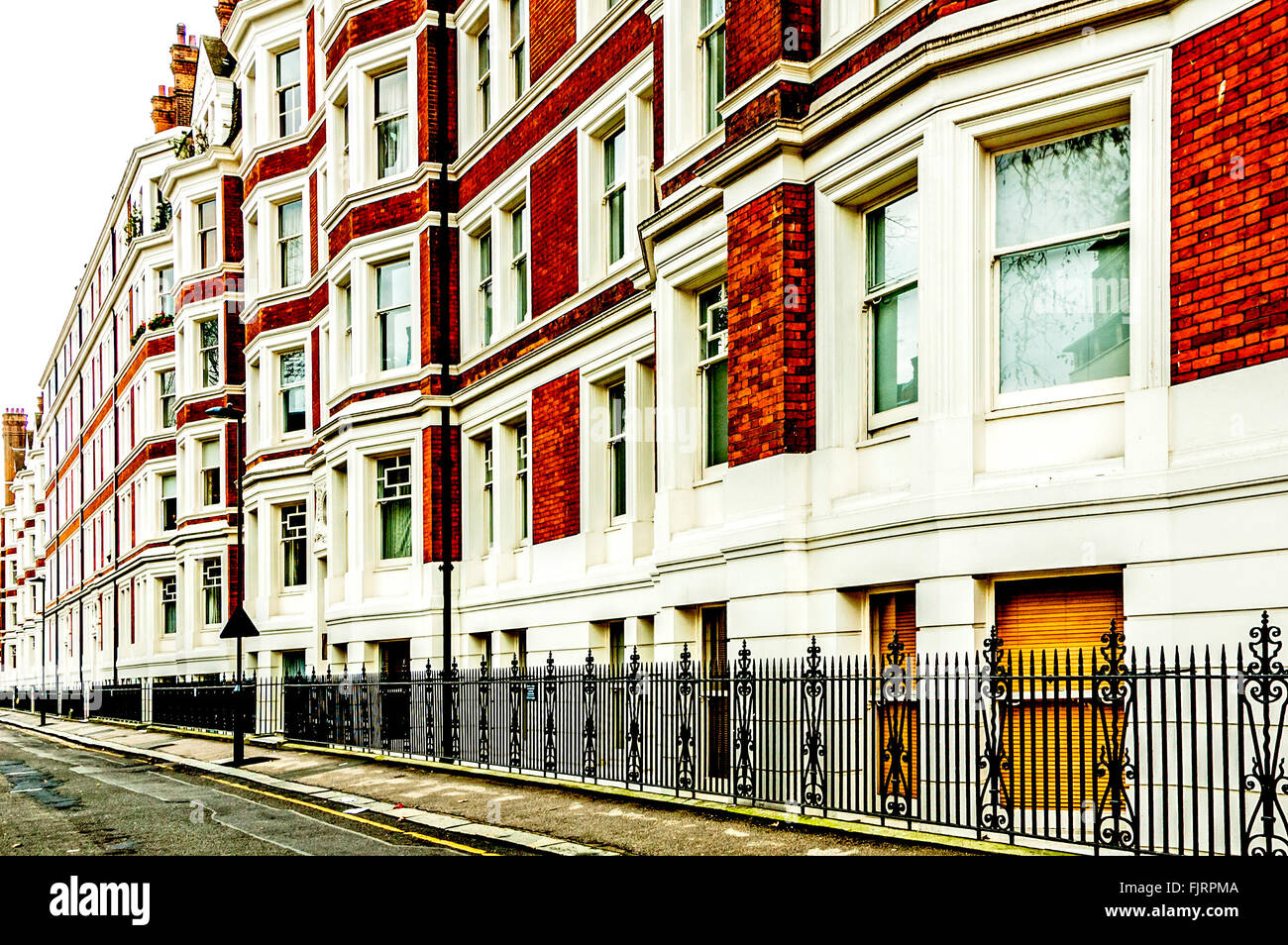 Maisons dans la zone Bloomsbury de Londres ; Haeuser à Bloomsbury Banque D'Images