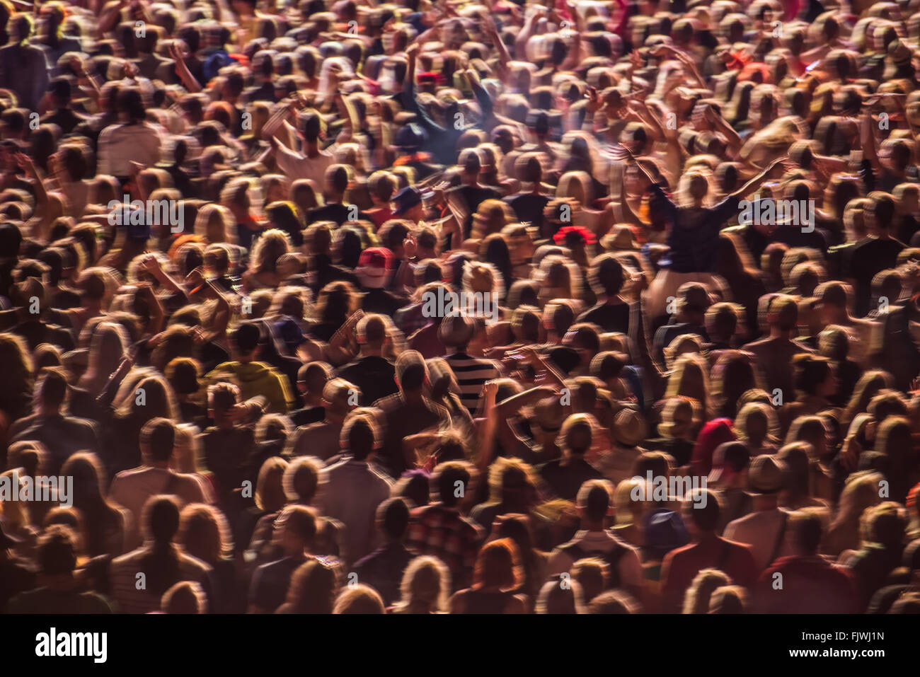 Full Frame Shot de personnes à l'événement de musique Banque D'Images
