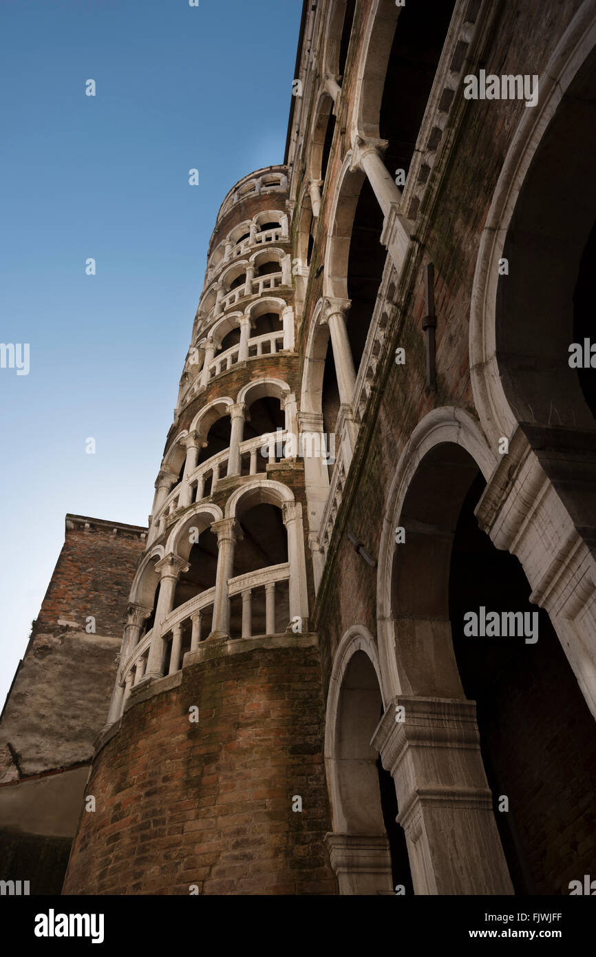 Scala Contarini del Bovolo en colimaçon à Venise, Italie, Banque D'Images