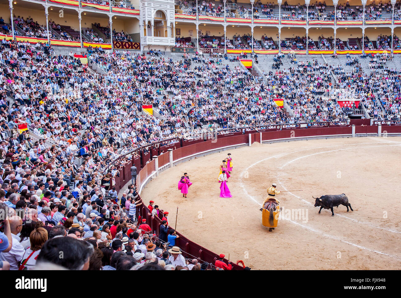 Les Arènes de Las Ventas, Madrid, Espagne Photo Stock - Alamy