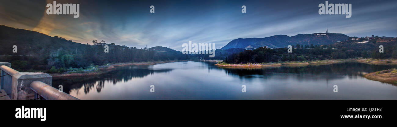 Lac Hollywood Banque D'Images