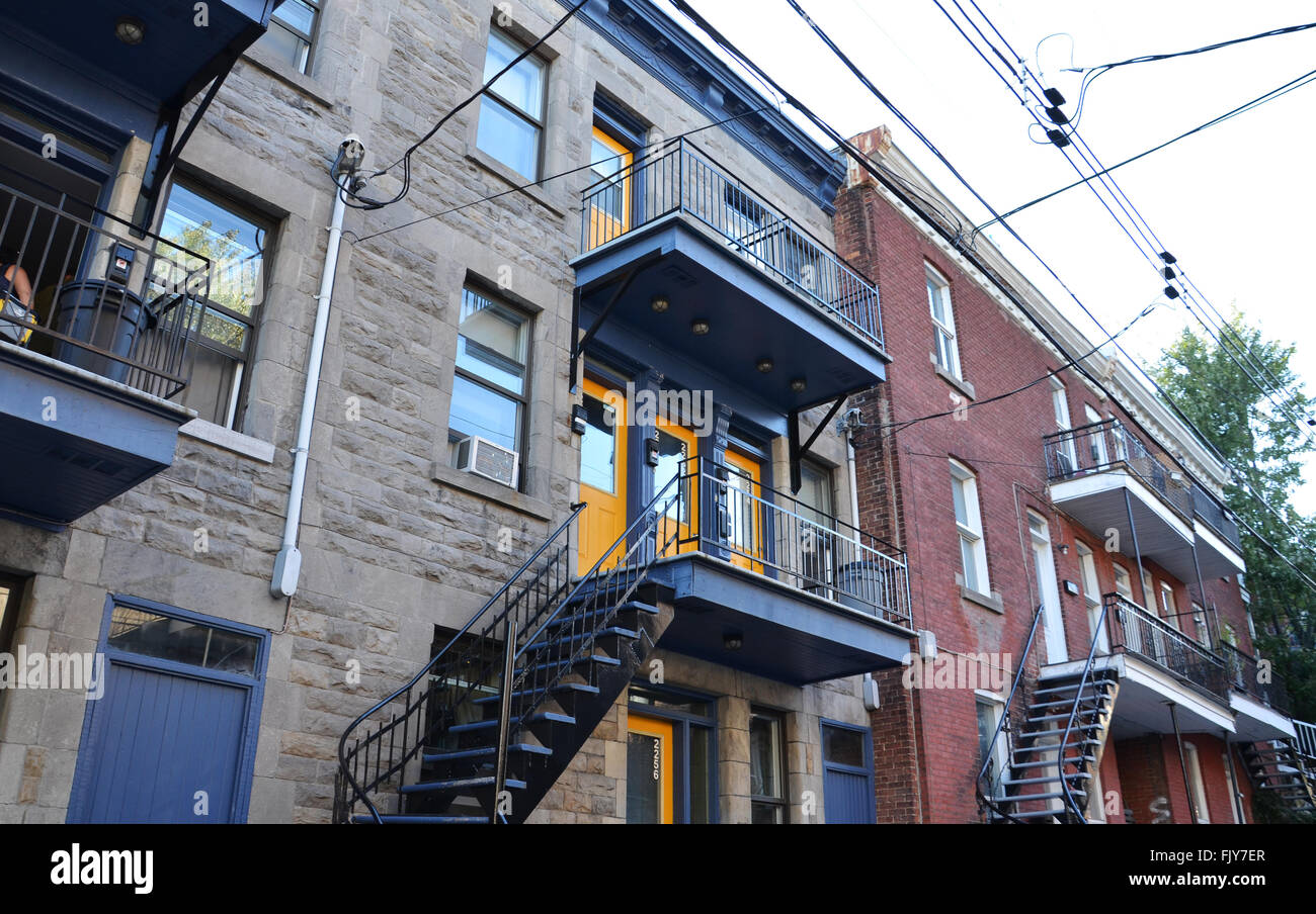 Appartement A Montreal Quebec Canada Photo Stock Alamy