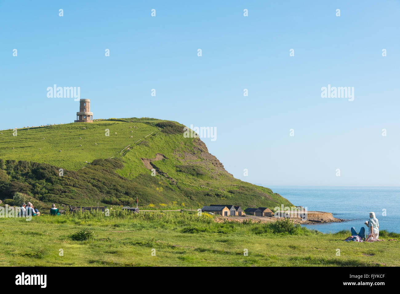 Tour Clavell, Kimmeridge, Dorset, England, UK Banque D'Images