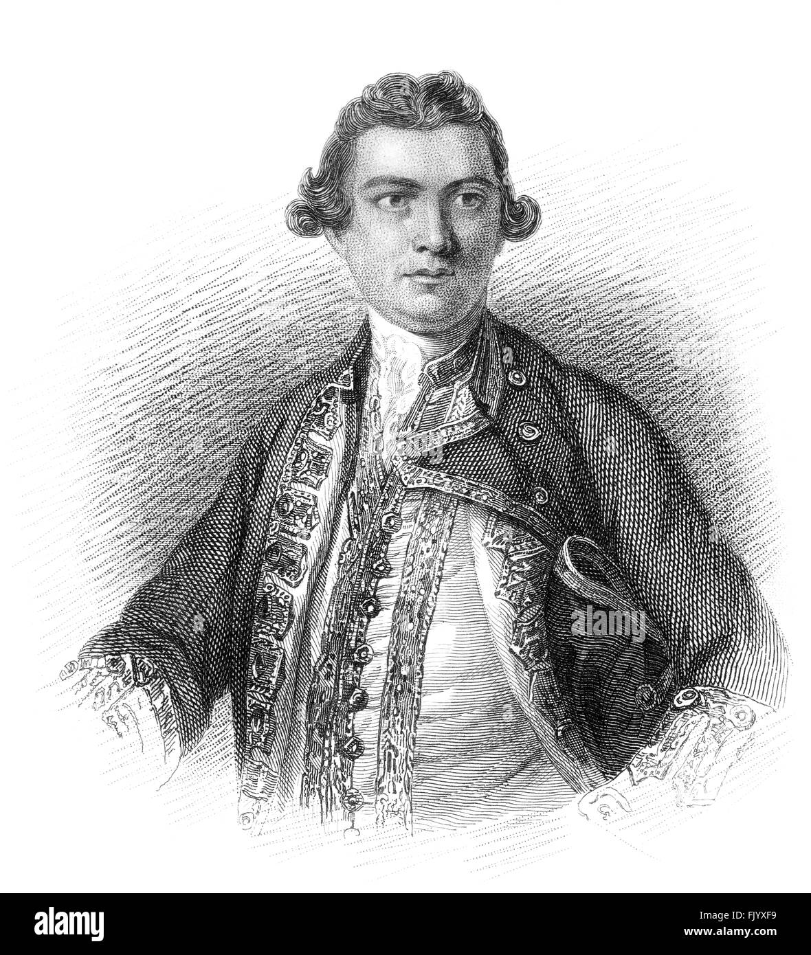 L'amiral Augustus Keppel, 1er vicomte Keppel, 1725-1786, officier de la Royal Navy Banque D'Images