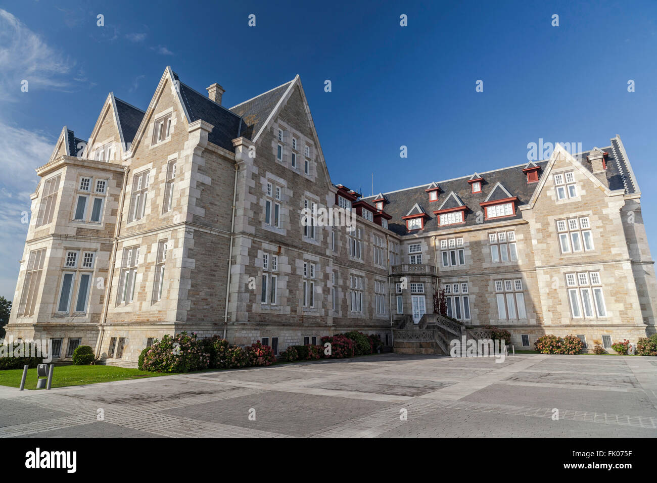 Palacio de la Magdalena, Real Sitio de la Magdalena, Santander, Espagne. Banque D'Images