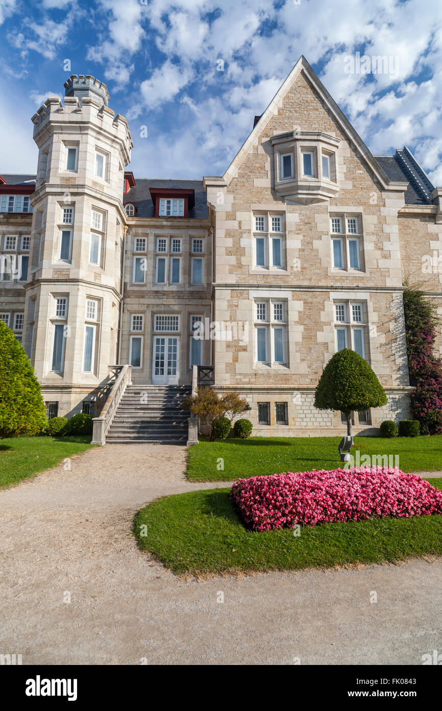 Palacio de la Magdalena, Real Sitio de la Magdalena, Santander, Espagne. Banque D'Images