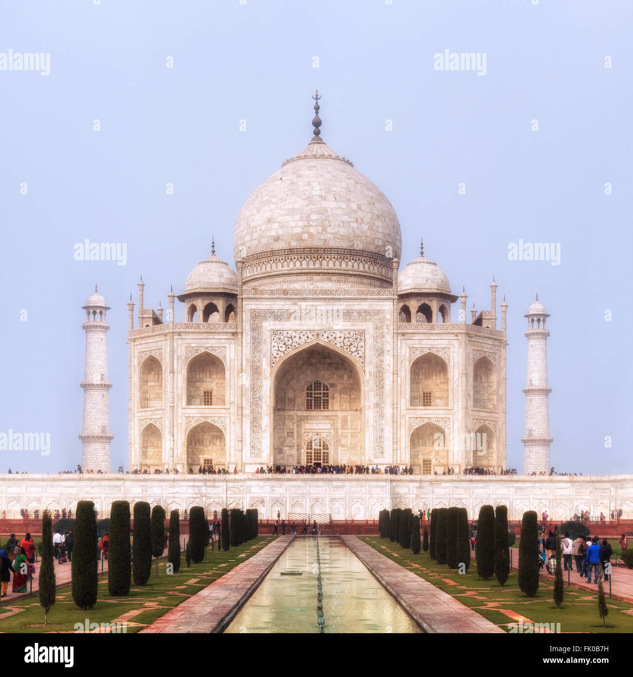 Taj Mahal, Agra, Uttar Pradesh, Inde, Asie Banque D'Images