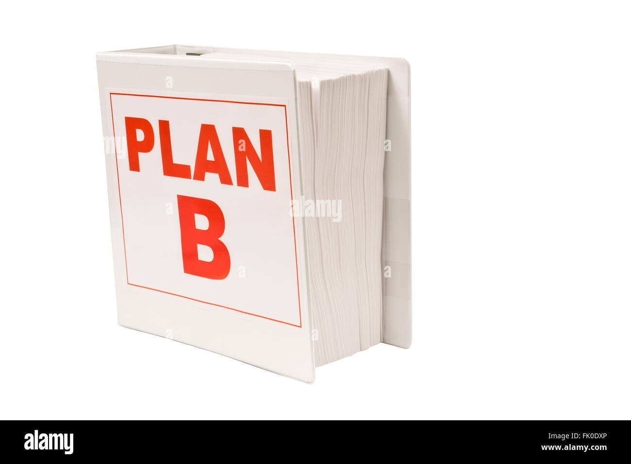 Livre plan B Banque D'Images