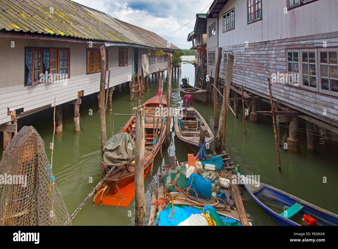 Ko Ko Panyi Village Kan Ping Phang Province mer Andaman Phuket Thaïlande Banque D'Images