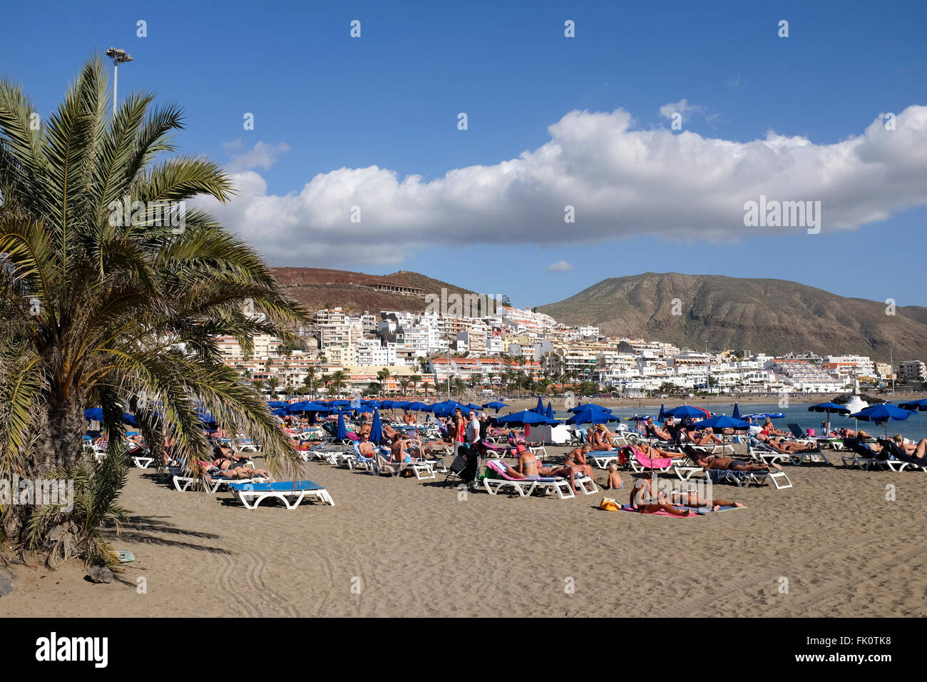 Los Cristianos, île des Canaries Tenerife, Espagne Banque D'Images