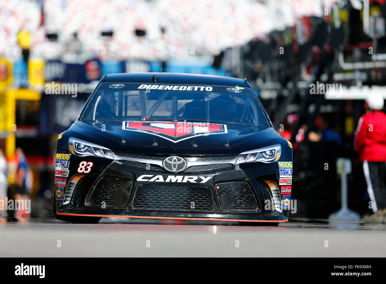 Las Vegas, NV, USA. 4e Mar, 2016. Las Vegas, NV - Mar 04, 2016 : Maxime Steinberg Matt (83) Pratiques exemplaires pour l'Kobalt 400 au Las Vegas Motor Speedway à Las Vegas, NV. Credit : csm/Alamy Live News Banque D'Images