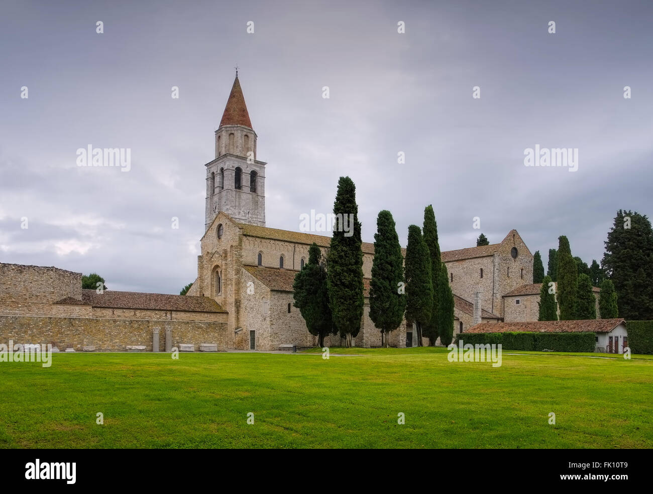 Aquileia, Basilica di Santa Maria Assunta Banque D'Images