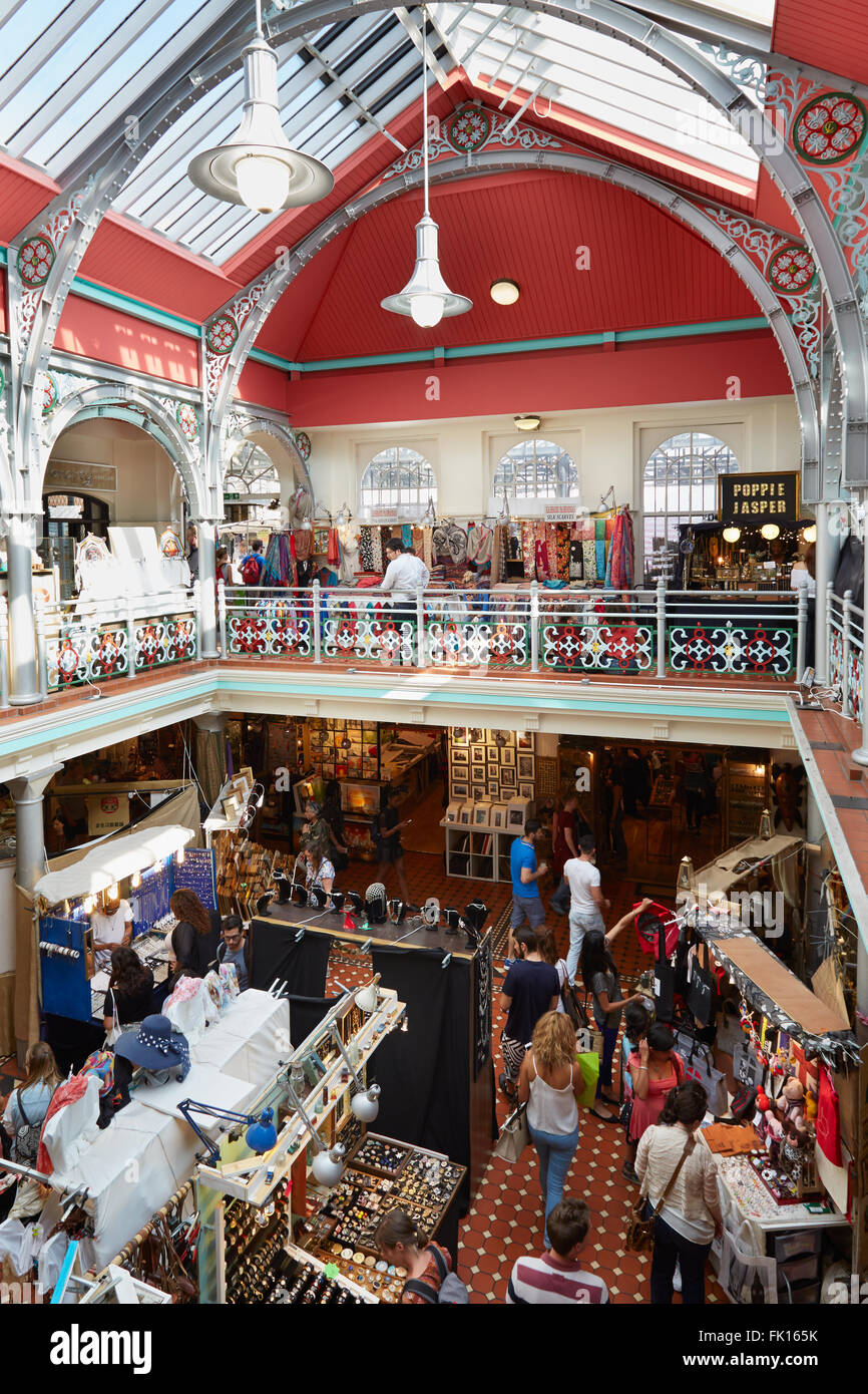 Hall de marché plus faible, marché couvert à Camden Lock à Londres Banque D'Images