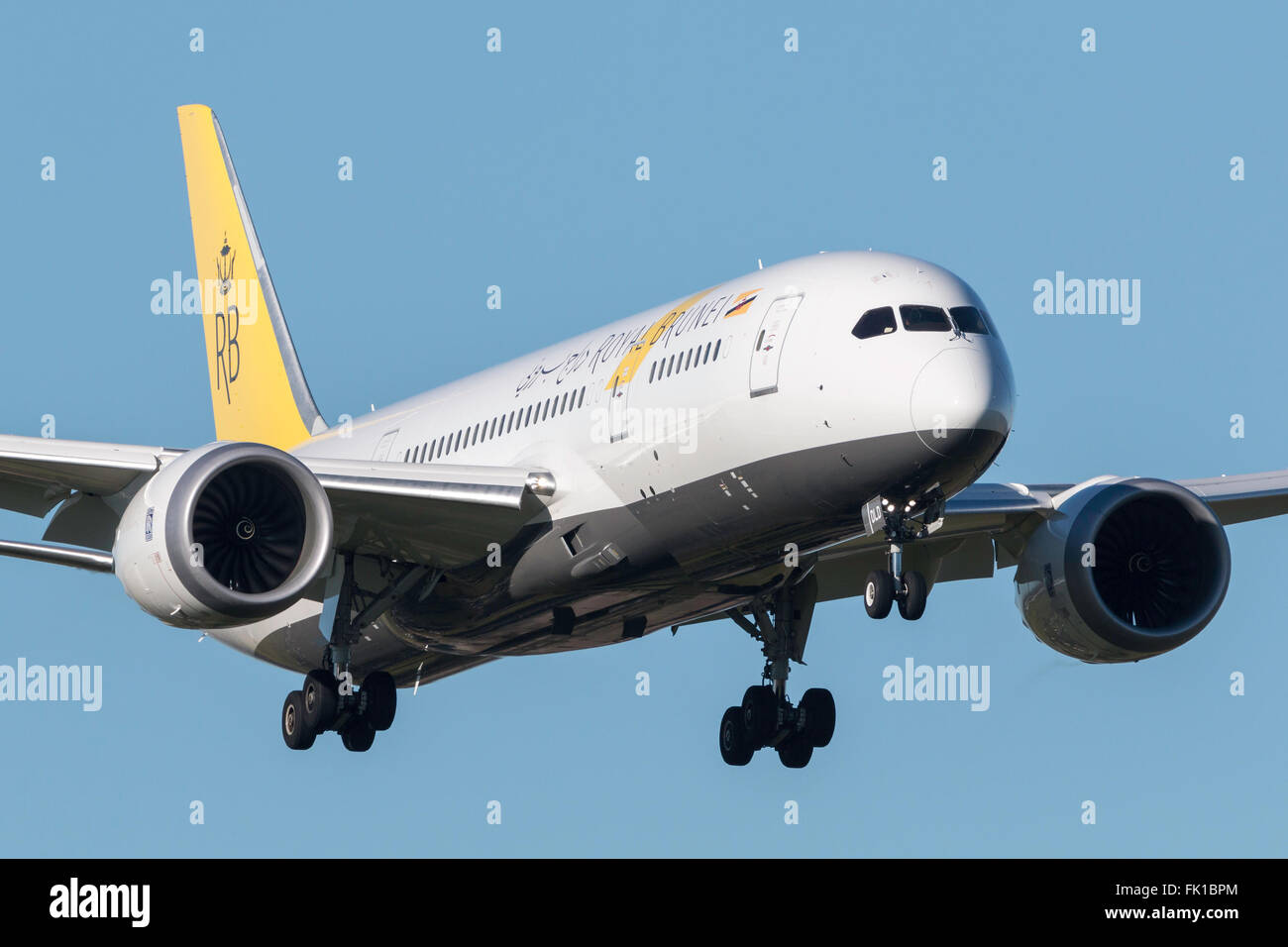 Royal Brunei Airlines Boeing 787-8 Dreamliner V8-DLD Banque D'Images