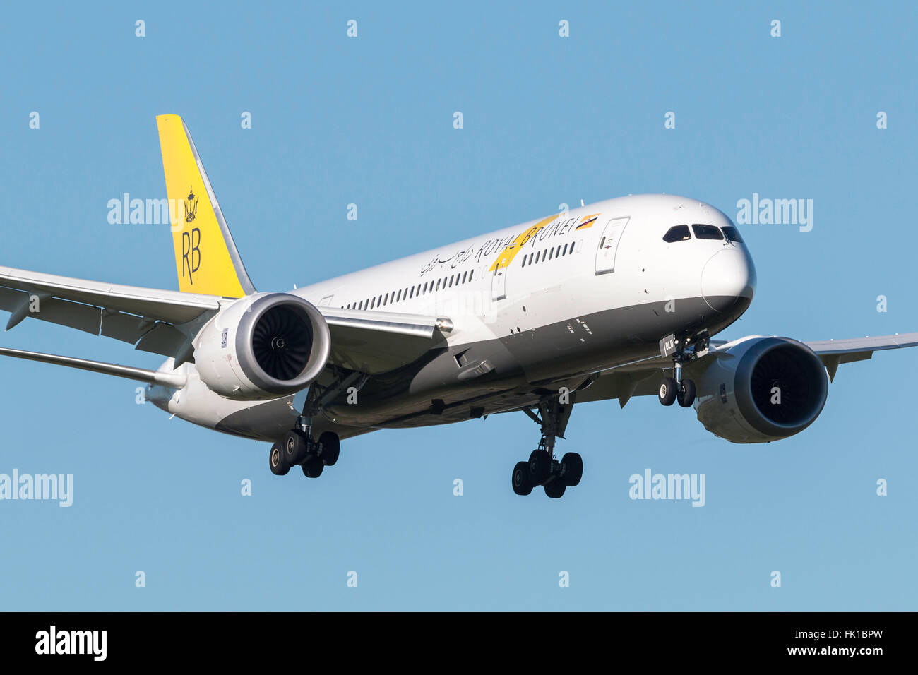 Royal Brunei Airlines Boeing 787-8 Dreamliner V8-DLD Banque D'Images
