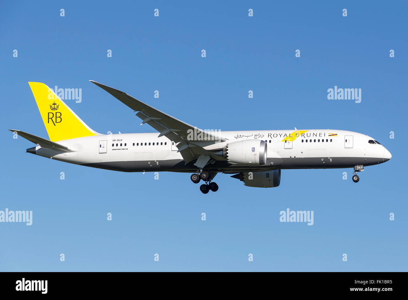 Royal Brunei Airlines Boeing 787-8 Dreamliner V8-DLD Banque D'Images