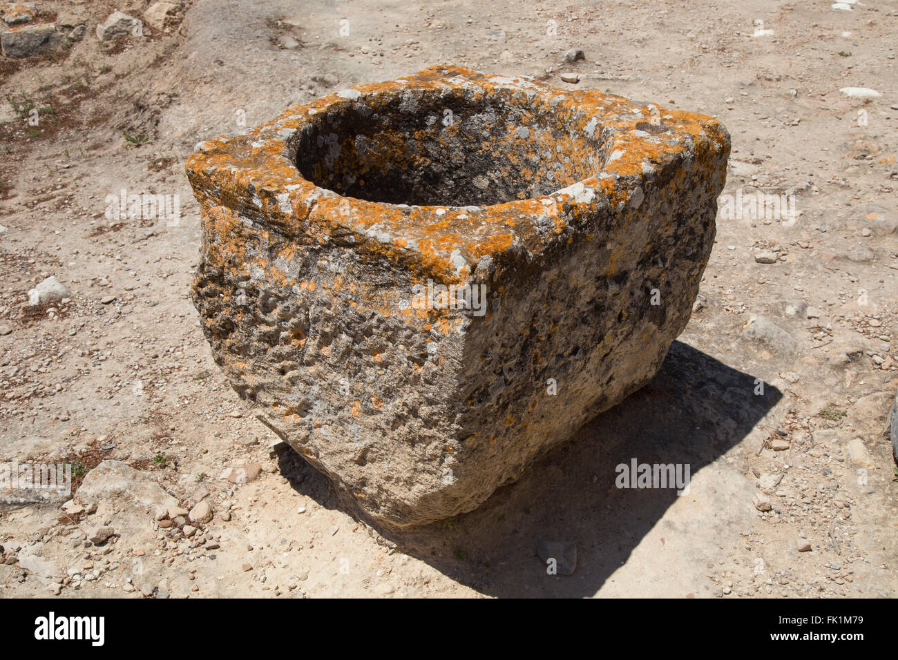 Site archéologique Minoen de Phaistos, en Crète, Grèce Banque D'Images