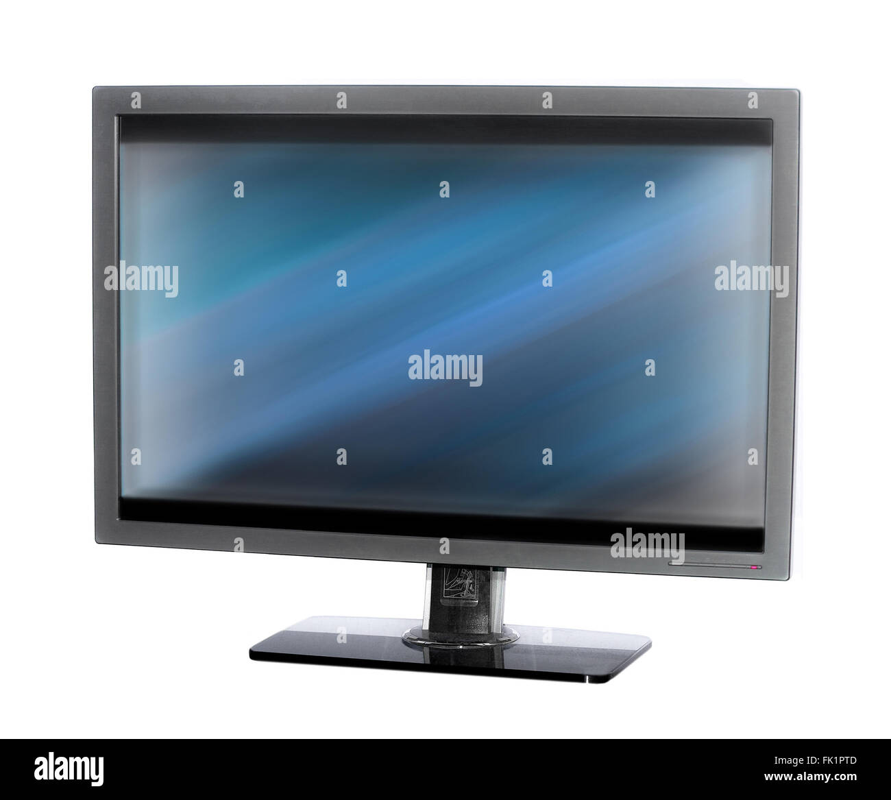 Moniteur plat, isolé Banque D'Images