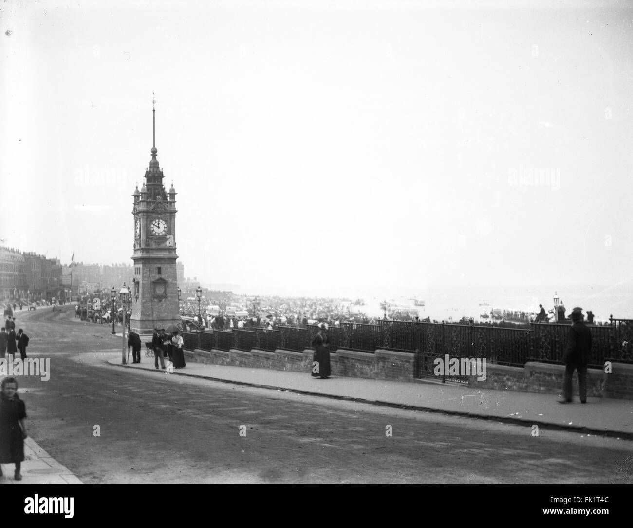 Margate le jubilé de la reine Victoria Clocktower 1901 Banque D'Images