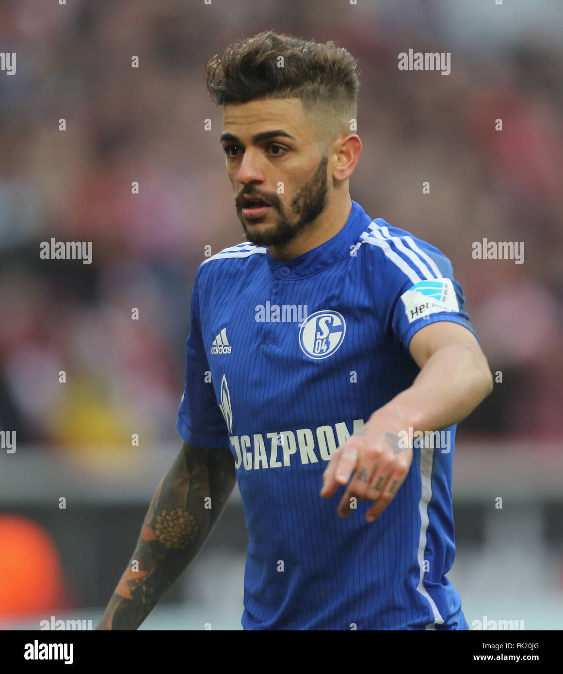 Bundesliga Football, le 5 mars 2016, journée 25, Cologne, Allemagne, 1. FC Koeln vs FC Schalke 04 : Junior Caicara (Schalke). Credit : Juergen Schwarz/Alamy Live News Banque D'Images