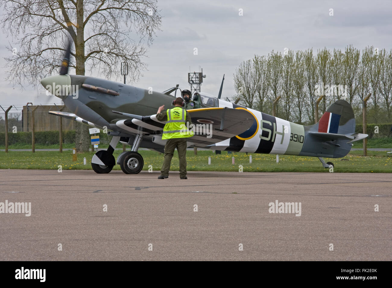 Spitfire Mk.Vb, AB910 Banque D'Images