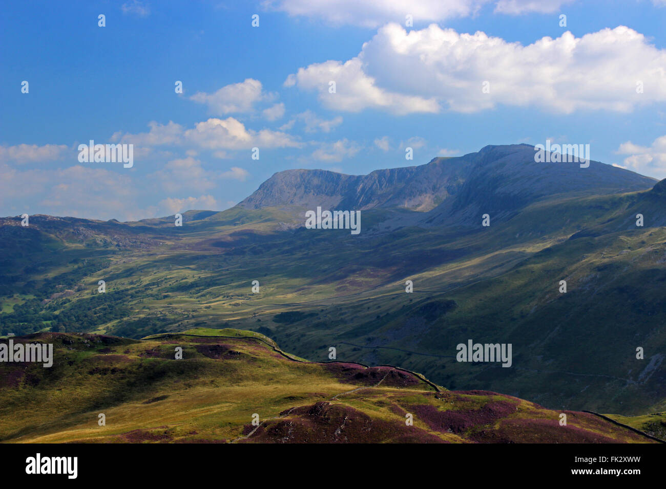 Paysage autour du lac de Cregennan et Gwynedd au Pays de Galles Cadair Idris Banque D'Images