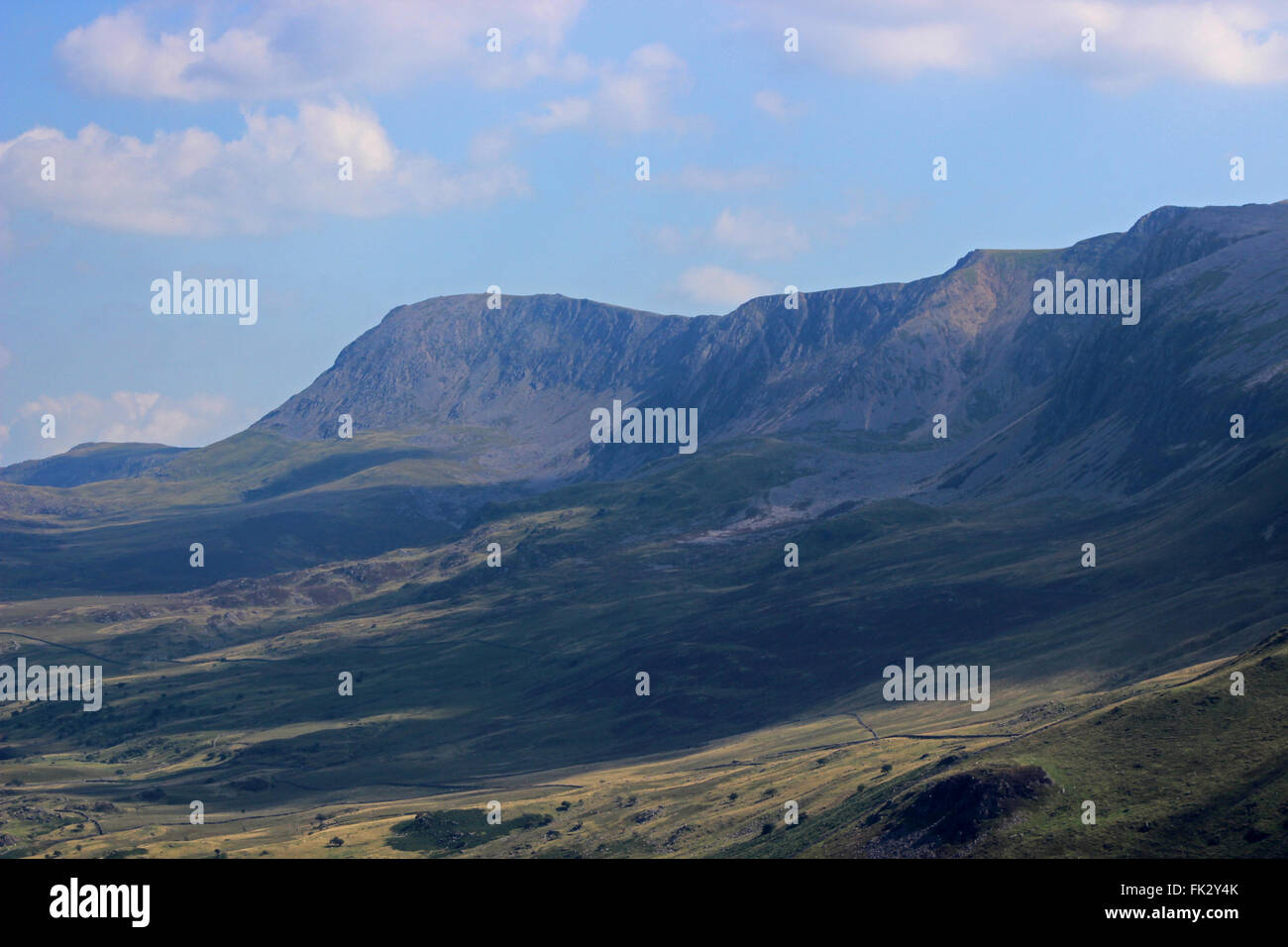 Paysage autour du lac de Cregennan et Gwynedd au Pays de Galles Cadair Idris Banque D'Images