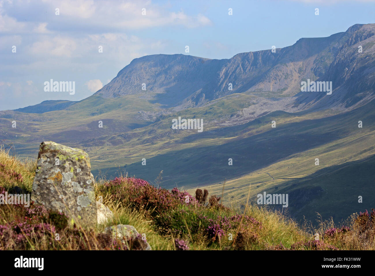 Paysage autour du lac de Cregennan et Gwynedd au Pays de Galles Cadair Idris Banque D'Images