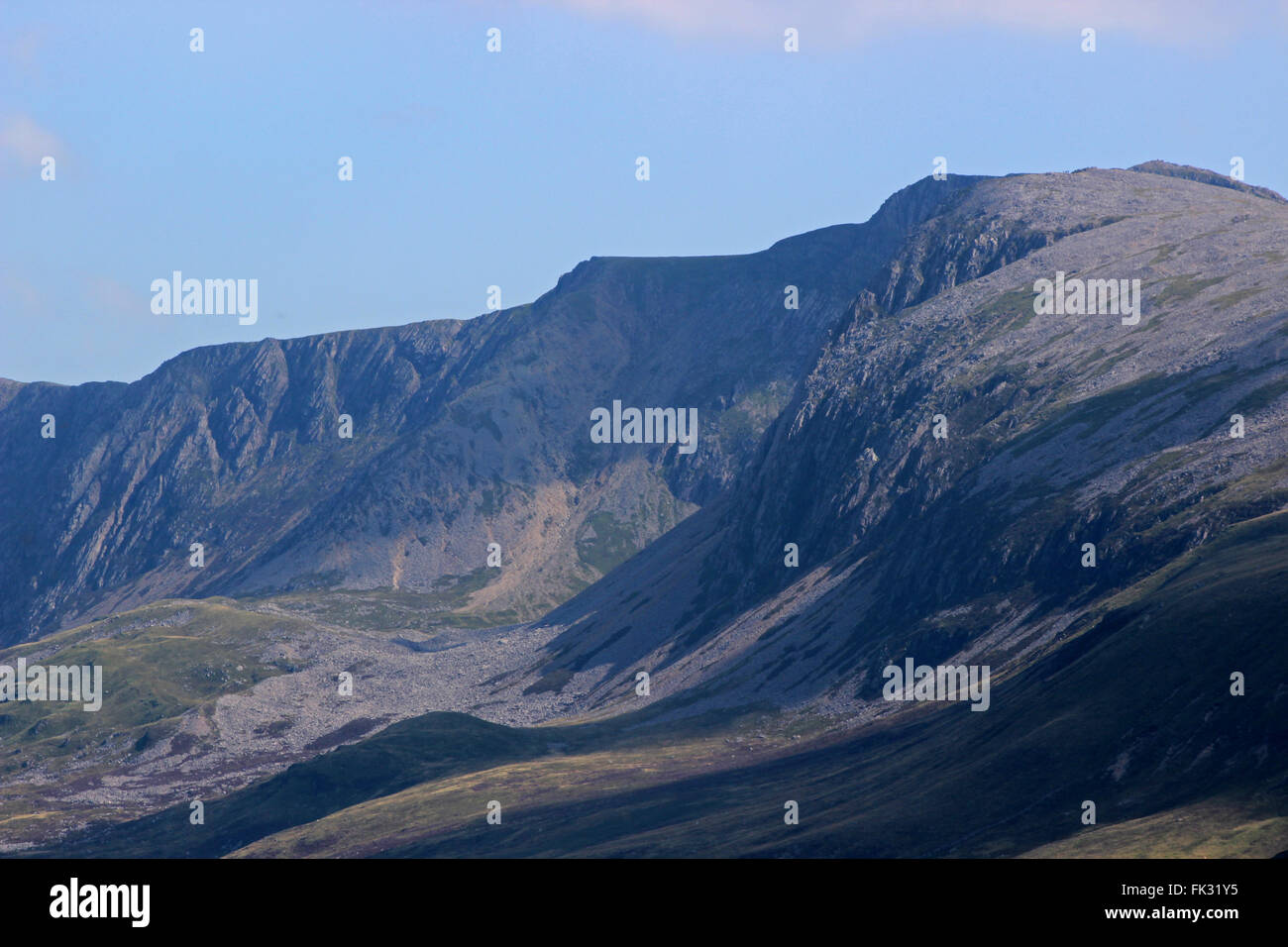 Paysage autour du lac de Cregennan et Gwynedd au Pays de Galles Cadair Idris Banque D'Images